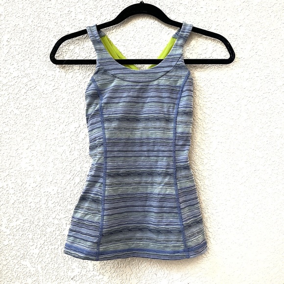 Lululemon Athletic Cross Back Tank Top Size 2 - Picture 2 of 5